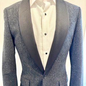 Ludlow Slim-fit dinner jacket in flecked Italian wool blend 34 Short